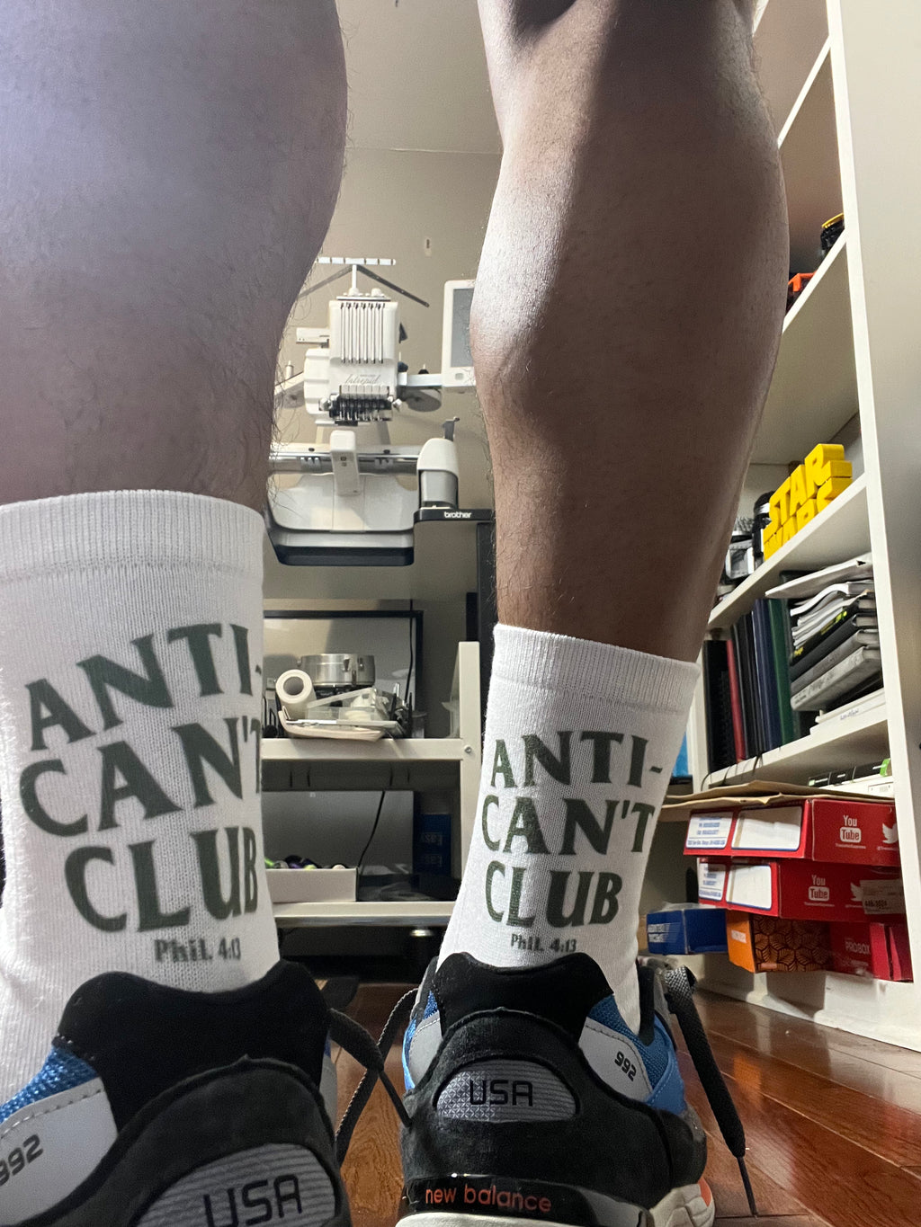 Anti-“Can’t” Club socks (Gen. 1)